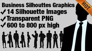 Business Silhouettes Graphics
