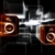 Speakers Brown Vibrating HD Video Background 0137