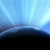 Globe Blue Radiating & Spinning HD Video Background 0557