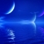 Moon, Sky, & Sea Blue Glowing HD Video Background 0583