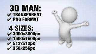 Cheerful Man 3D