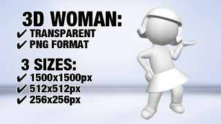 Women Pointing 2 3D