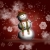 Snowman Dancing & Flowers Falling HD Video Background 0940