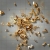 Numbers Spinning Gold HD Video Background 0951