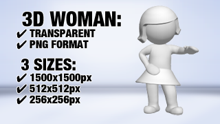 Woman Wassup 3D