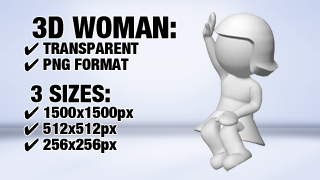 Woman Wave 2 3D