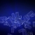 Transparent Cylinders Blue Spinning HD Video Background 1107