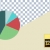 Pie Chart Five Slice Slow Infographics Video Animation