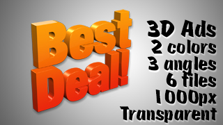 3D Advertising Graphic – Best Deal