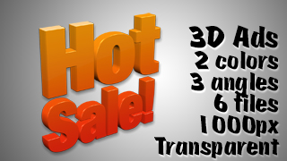 3D Advertising Graphic – Hot Sale