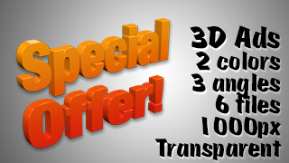 3D Advertising Graphic – Special Offer