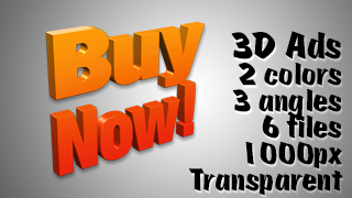 3D Advertising Graphic – Buy Now