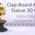 Clapboard Award Statue 3D Guy