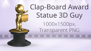 clapboardaward3DStatueFeatured