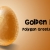 Polygon Golden Egg Greeting Card