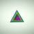 Multi-Colored Pyramids Forming Shapes HD Video Background 1322