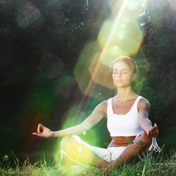lotus yoga sunrise