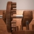 Wooden Metallic Mechanical Machine HD Video Background 1375