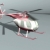 Pink Flying Helicopter HD Animation 1384