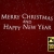 Snowy Merry Christmas Greeting Video 02