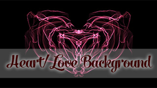 Light Painted Heart Background