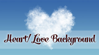 Love is in the Clouds Background