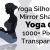 Yoga Exercise Mirror Transparent Silhouette 04