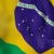 Brazil Waving Flag Close-Up
