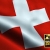 Switzerland Waving Flag Close-Up