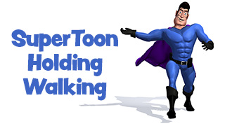 SuperToon 3D Holding and Walking