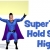 SuperToon 3D Holding Sign High