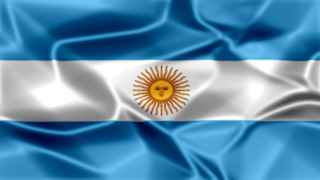 Argentina Silky Flag Graphic Background