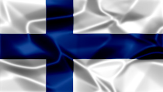 Finland Silky Flag Graphic Background