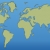 Stylized Green World Map Graphic Background