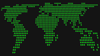 Green Dots World Map Graphic Background