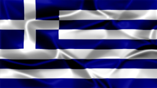 Greece Silky Flag Graphic Background