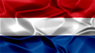 Netherlands Silky Flag Graphic Background