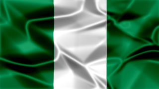 Nigeria Silky Flag Graphic Background