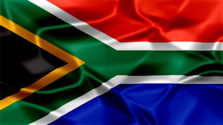 South Africa Silky Flag Graphic Background