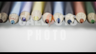 Row with Multicolored Pencils 2