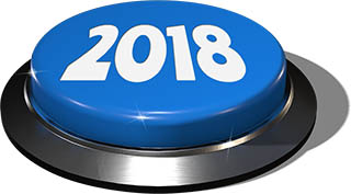 Big Juicy Button: 2018 Blue