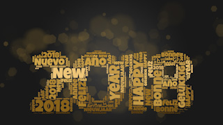 2018 New Year Themed Background 05