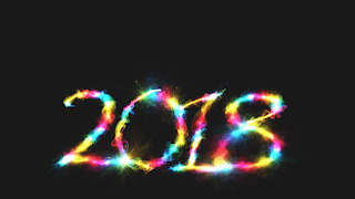 2018 New Year Themed Background 14