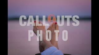 Relaxing Feet in Front of Ocean