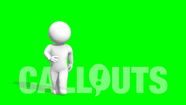 Walking Animated 3D Guy on Green-Screen Full Shot – Callouts Creative