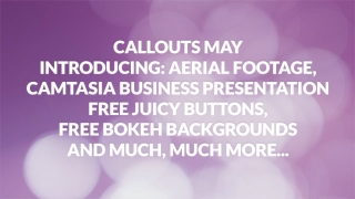 Callouts May – Camtasia Business Theme, Aerial Footage and Much More…