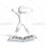 3D Guy Reading Education is Knowledge Jumping Happy on White Background