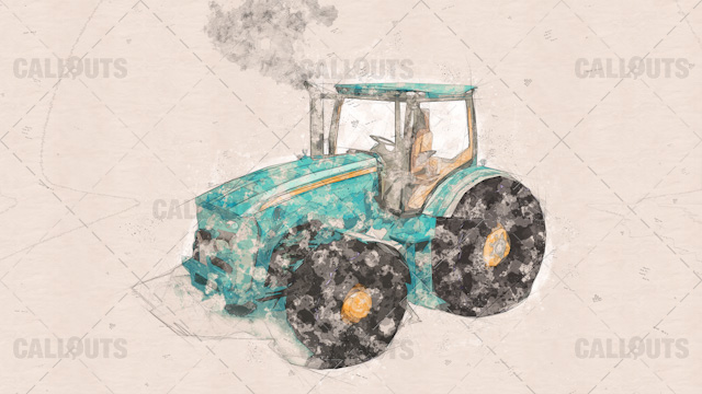 Tractor Design Concept Presentation Image