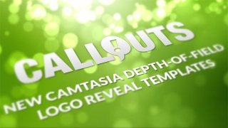 Camtasia Depth-of-Field Logo Intro Template Collection
