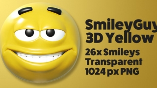 SmileyGuy Yellow 3D Smileys Emoticons